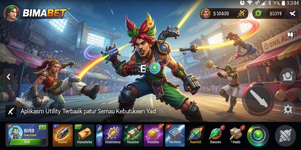 Tampilan aplikasi BIMABET dengan antarmuka pengguna yang bersih dan efektif.
