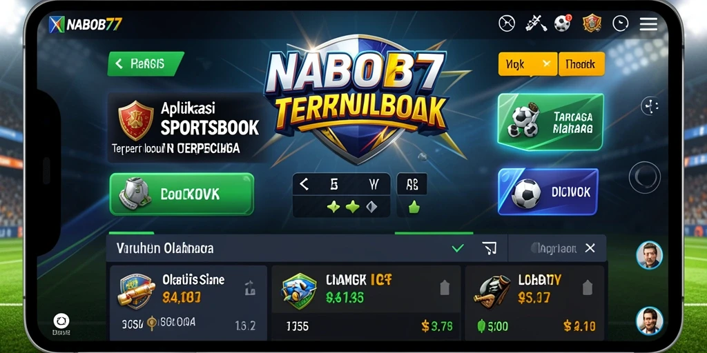 Tampilan gameplay Sportsbook yang menarik di NABOB77.