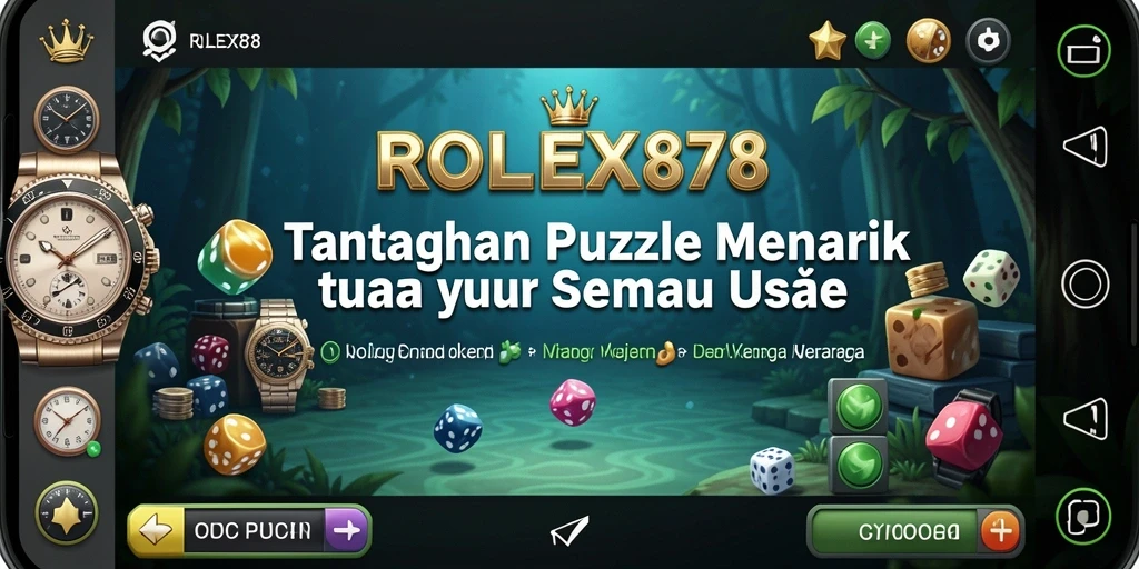 Tampilan gameplay ROLEX878 yang penuh tantangan puzzle.